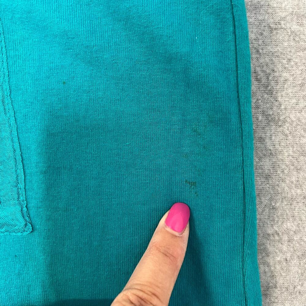 Johnny Was Embroidered T-Shirt Maxi Dress Turquoise Tribal M Boho Folk Indie - Picture 10 of 15